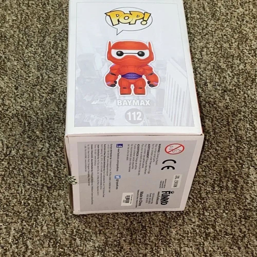 Funko Big Hero 6 Baymax (Supersized)#112 Disney Vinyl Figure - Red Collectable